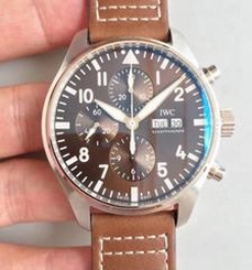 IWC Pilot Chronograph Edition Le Petit Prince IW377713 ZF Stainless Steel Chocolate Dial Swiss 7750