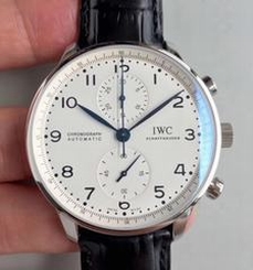 IWC Portugieser Chronograph Edition 150 Years IW371602 YL Stainless Steel Blue Dial Swiss 69355