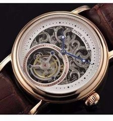 Patek Philippe Tourbillon Rose Gold Skeleton & White Dial Swiss Tourbillon