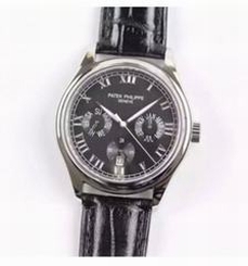 Patek Philippe Annual Calendar 5035P Stainless Steel Black Dial Swiss PP 315SQA