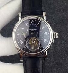 Patek Philippe Grand Complication Tourbillon Stainless Steel Black Dial Swiss Tourbillon