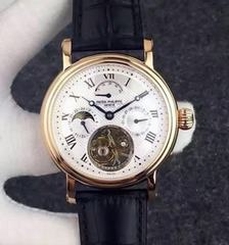 Patek Philippe Grand Complication Tourbillon Rose Gold White Dial Swiss Tourbillon