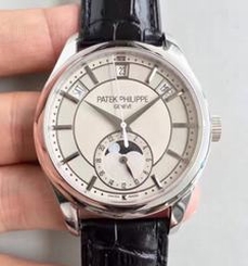 Patek Philippe Annual Calendar 5205G-001 Stainless Steel White Dial Swiss 324SQALU 24H/206