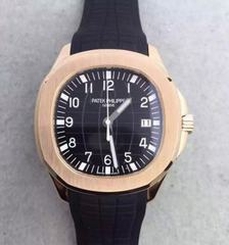 Patek Philippe Aquanaut Jumbo 5167R-001 MK Rose Gold Black Dial Swiss 324SC