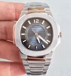 Patek Philippe Nautilus Ladies 7011/1G-010 JJ Stainless Steel Blue Dial Swiss Quartz E23-250 S C