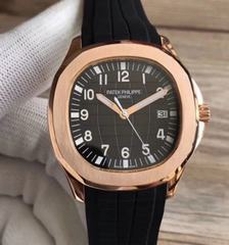 Patek Philippe Aquanaut Jumbo 5167R-001 PP Rose Gold Black Dial Swiss 324SC