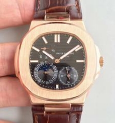 Patek Philippe Nautilus Moonphase 5712R-001 N Rose Gold Black Dial Swiss 240 PS IRM C LU