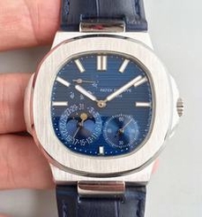 Patek Philippe Nautilus Moonphase 5712G-001 N Stainless Steel Blue Dial Swiss 240 PS IRM C LU