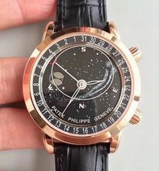 Patek Philippe Grand Complications Sky Moon Celestial 6102R-001 N Rose Gold Black Dial Swiss 240 LU CL C
