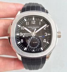 Patek Philippe Aquanaut Travel Time 5164A-001 MP Stainless Steel Black Dial Swiss 324SC FUS