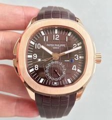 Patek Philippe Aquanaut Travel Time 5164R-001 MP Rose Gold Chocolate Dial Swiss 324SC FUS