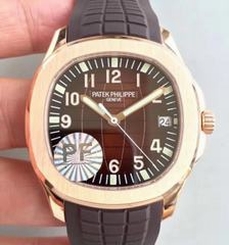 Patek Philippe Aquanaut Jumbo 5167R-001 PF Rose Gold Chocolate Dial Swiss 324SC