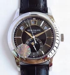 Patek Philippe Annual Calendar 5205G-010 KM Stainless Steel Black Dial Swiss 324SQALU 24H/206