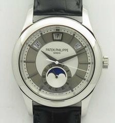 Patek Philippe Annual Calendar 5205G-001 KM Stainless Steel White & Rhodium Dial Swiss 324SQALU 24H/206