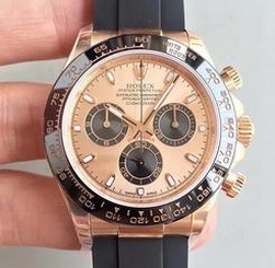 New Rolex Cosmic Timepiece Daytona Series Rose Gold Ceramic Circle Rubber Strap