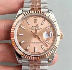 N factory Rose K Gold denture version Rolex DayDate