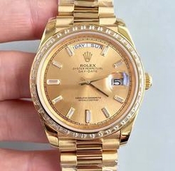 Rolex oyster perpetual Day-date 228396TBR for Mens 40mm full Golden
