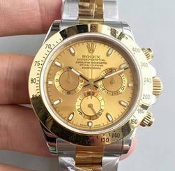 JF New Rolex Daytona 7750 calibre gold section mechanical cosmic timepiece