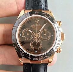 Rolex Daytona Cosmograph 116515LN JF Rose Gold Chocolate Dial Swiss 7750