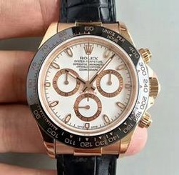 Rolex Daytona Cosmograph 116515LN JF Rose Gold White Dial Swiss 7750