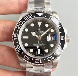 Rolex GMT-Master II 116710LN V7 Stainless Steel Black Dial Swiss 3186