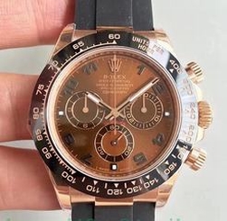 Rolex Daytona Cosmograph 116515LN AR Rose Gold Chocolate Dial Swiss 4130 Run 6@SEC