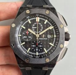 Audemars Piguet Royal Oak Offshore 26400AU.OO.A002CA.01 JF V2 Forged Carbon Black Dial Swiss 3126