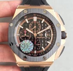 Audemars Piguet Royal Oak Offshore 2640R0.00.A002CA.02 JF V2 Rose Gold Black Dial Swiss 3126