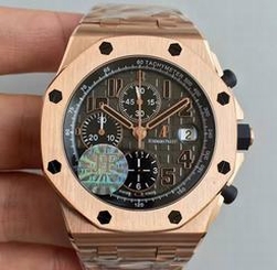 Audemars Piguet Royal Oak Offshore Don Ramon De La Cruz 26192OR.D0801CR.01 JF V2 Rose Gold Grey Dial Swiss 7750