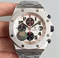 Audemars Piguet Royal Oak Offshore Panda 26170ST.OO.D101CR.02 JF V2 Stainless Steel White Dial Swiss 7750