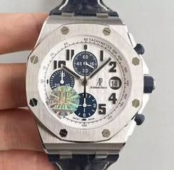 Replica Audemars Piguet Royal Oak Offshore Navy 26170ST.OO.D305CR.01 JF V2 Stainless Steel White Dial Swiss 7750
