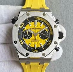 Audemars Piguet Royal Oak Offshore Diver Chronograph 26703ST.OO.A051CA.01 JF Stainless Steel Yellow Dial Swiss 3124