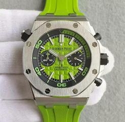 Audemars Piguet Royal Oak Offshore Diver Chronograph 26703ST.OO.A038CA.01 JF Stainless Steel Green Dial Swiss 3124