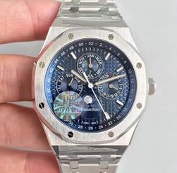 Audemars Piguet Royal Oak Perpetual Calendar 41MM 26574ST.OO.1220ST.02 JF Stainless Steel Blue Dial Swiss 5134