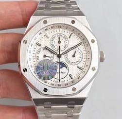 Audemars Piguet Royal Oak Perpetual Calendar 41MM 26574ST.OO.1220ST.01 JF Stainless Steel Silver Dial Swiss 5134