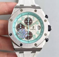 Audemars Piguet Royal Oak Offshore Montauk Highway 26187ST.OO.D801CR.01 JF V2 Stainless Steel White Dial Swiss 7750