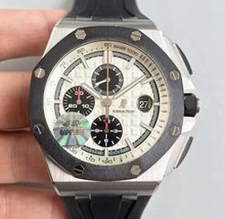 Audemars Piguet Royal Oak Offshore 26400SO.OO.A002CA.01 JF V2 Stainless Steel White Dial Swiss 3126