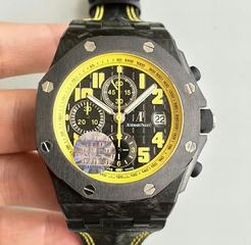 Audemars Piguet Royal Oak Offshore Bumble Bee 26176FO.OO.D101CR.02 JF V2 Forged Carbon Black Dial Swiss 7750