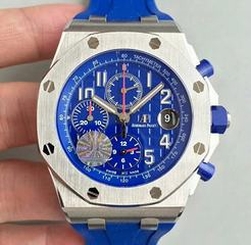 Audemars Piguet Royal Oak Offshore Chronograph 2018 SIHH 26470 JF V2 Stainless Steel Blue Dial Swiss 3126