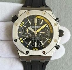Audemars Piguet Royal Oak Offshore Diver Chronograph 26703ST.OO JF Stainless Steel Black Dial Swiss 3124