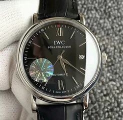 IWC Portofino Automatico IW356502 AJ Stainless Steel Black Dial Swiss 2892