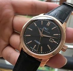 Replica IWC Portofino Automatico IW356504 MK Rose Gold Black Dial Swiss 2892