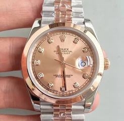 Golden Rolex Datejust 126331 Swiss 3235 Movement for Men
