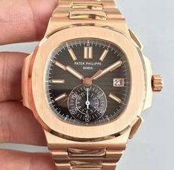 Patek Philippe 5980/1R-001 wrist watch 41mm for mens golden color