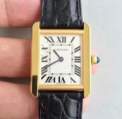 Cartier Tank Solo Automatic W5200027 ZF Stainless Steel White Dial M9015