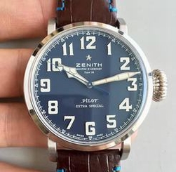 Zenith Pilot Type 20 Extra Special 03.2430.3000.21.C738 XF Stainless Steel Blue Dial Swiss 2824-2