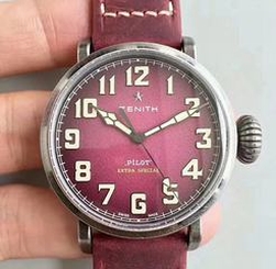 Zenith Pilot Type 20 Extra Special Ton Up 45MM 11.2430.679.21.C801 XF Stainless Steel Purple Dial M9015