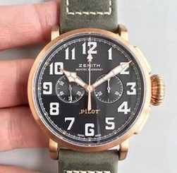 Zenith Pilot Type 20 Chronograph Extra Special 29.2430.4069/21.C800 XF Bronze Black Dial Swiss 7750