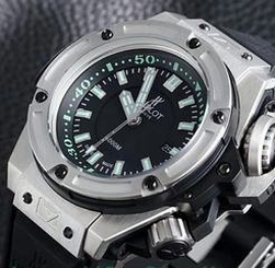 Hublot Big Bang King Power Musee Oceanographique Monaco 731.NX.1190.RX HBB V6 Titanium Black Dial Swiss 7750