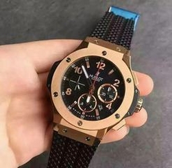 Hublot Big Bang 301PC1007RX JF Rose Gold Carbon Fiber Dial Swiss HUB4100
